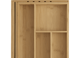 Expandable Bamboo Gadget Tray